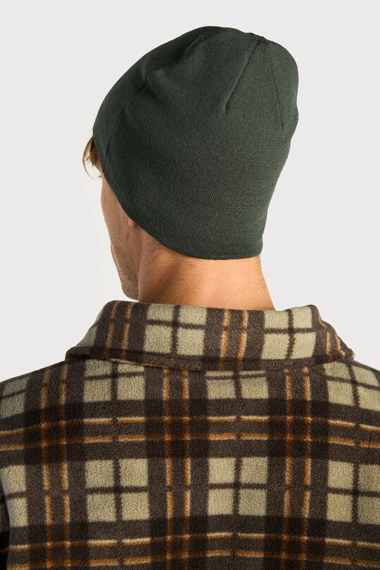 Megzta merino vilnos kepurė 4 | ŽALIA | Audimas