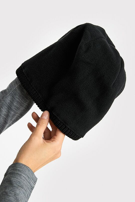 Polylana megzta kepurė 7 | JUODA | Audimas