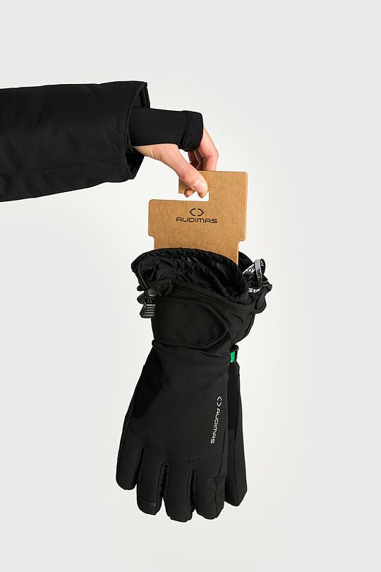 Slidinėjimo pirštinės 4 | JUODA | Audimas