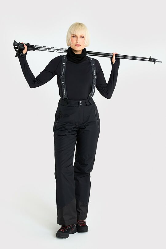 Slidinėjimo kelnės su 3M pašiltinimu 1 | JUODA | Audimas