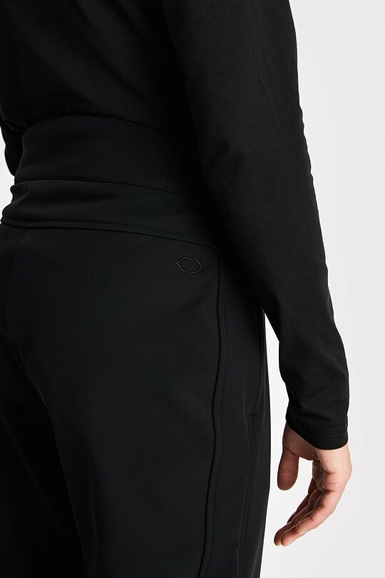 Softshell medžiagos kelnės 4 | JUODA | Audimas