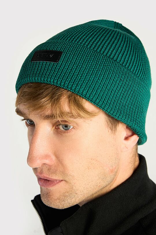 Nacionalinės kolekcijos merino vilnos kepurė 6 | ŽALIA | Audimas
