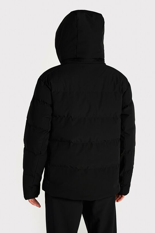 Universali pūkinė slidinėjimo striukė su membrana 4 | JUODA | Audimas