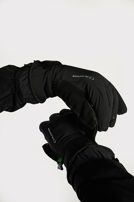 Slidinėjimo pirštinės 6 | JUODA | Audimas