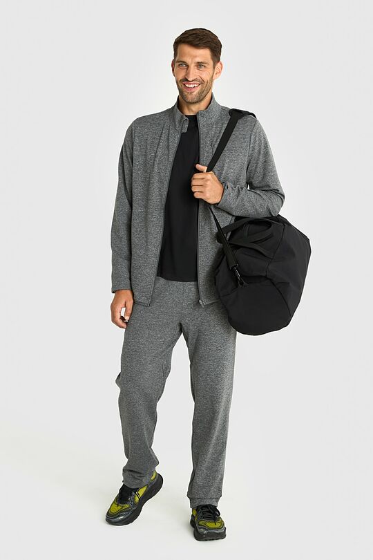 Sintetinio trikotažo švarkelis 5 | PILKA | Audimas