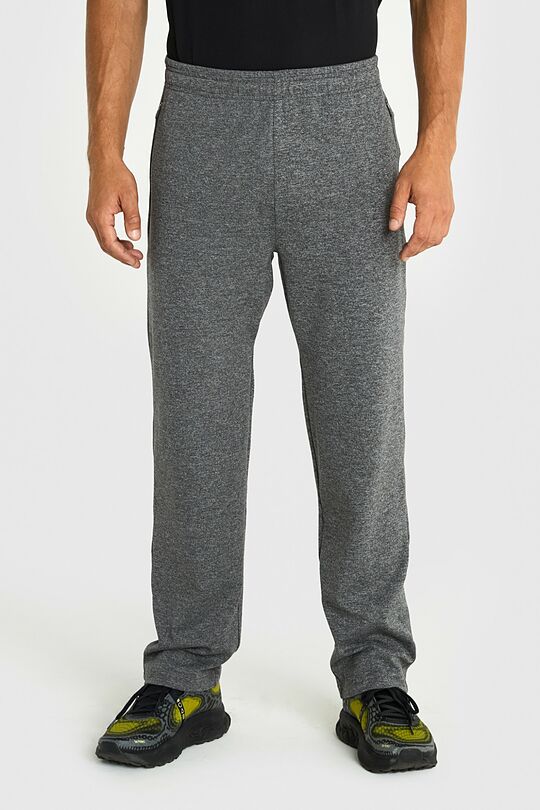 Sintetinio trikotažo kelnės 2 | PILKA | Audimas