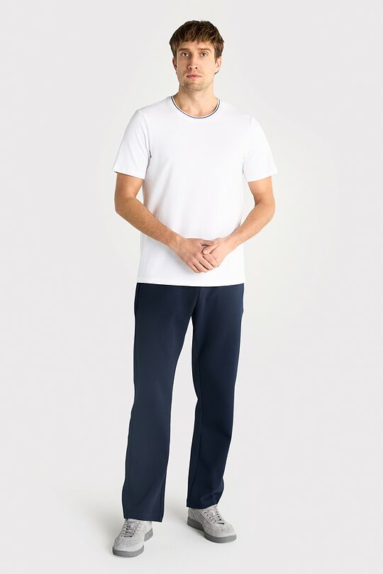 Medvilniniai pikė marškinėliai 3 | BALTA | Audimas