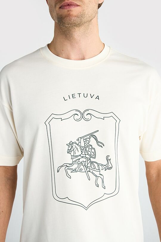 Nacionalinės kolekcijos padidinti marškinėliai 3 | KREMINĖ | Audimas
