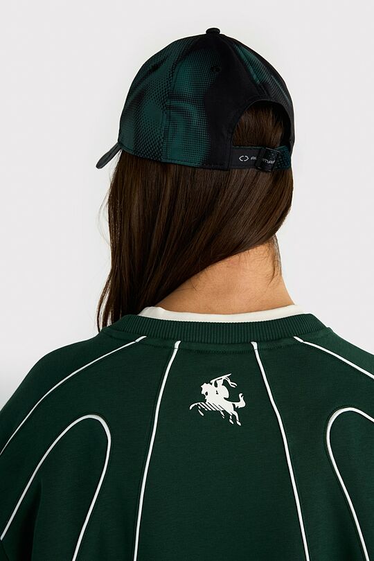 Nacionalinės kolekcijos padidintas džemperis 6 | ŽALIA | Audimas