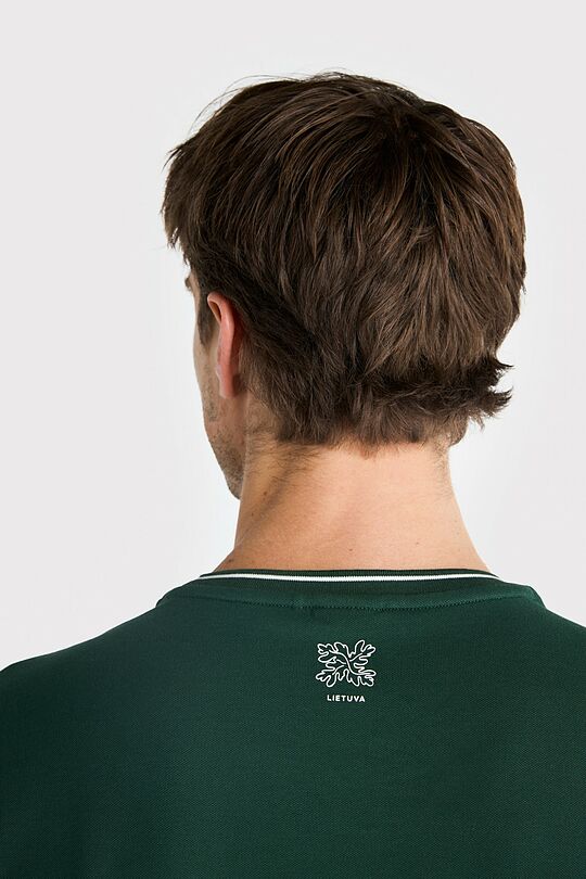 Nacionalinės kolekcijos pikė marškinėliai 3 | ŽALIA | Audimas