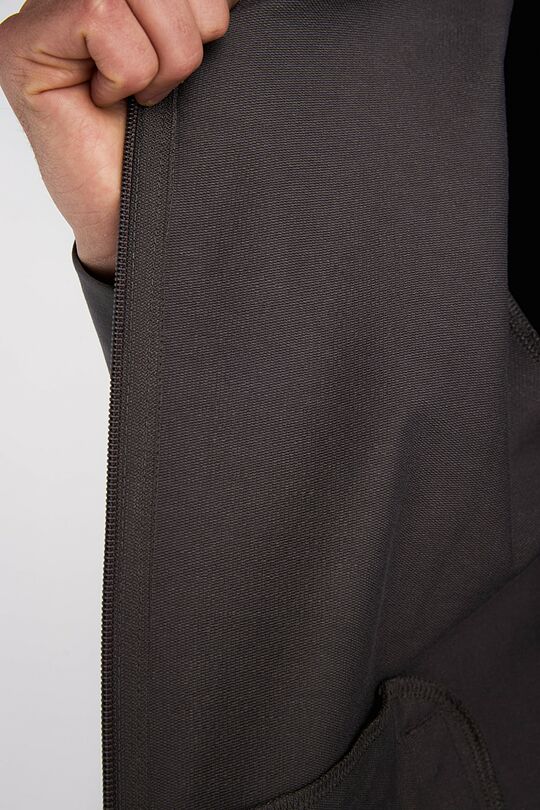 Atsegamas medvilninis džemperis su gobtuvu 5 | PILKA | Audimas