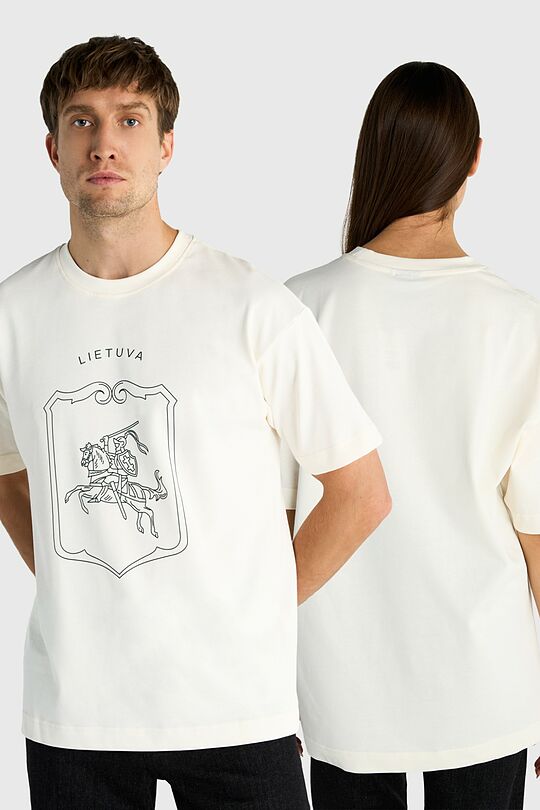 Nacionalinės kolekcijos padidinti marškinėliai 1 | KREMINĖ | Audimas