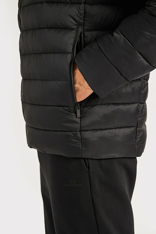 Lengva striukė su sintetiniu pašiltinimu 3 | JUODA | Audimas