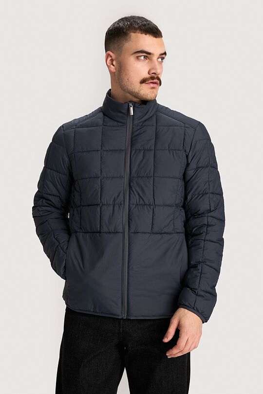 Lengva striukė su sintetiniu pašiltinimu 1 | TAMSIAI PILKA | Audimas