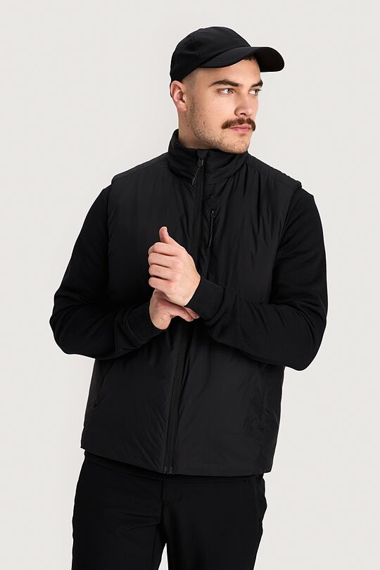 Lengva liemenė su sintetiniu pašiltinimu 2 | JUODA | Audimas