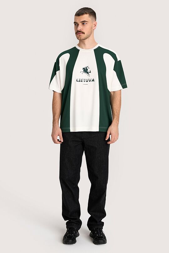 Nacionalinės kolekcijos padidinti marškinėliai 9 | BALTA | Audimas