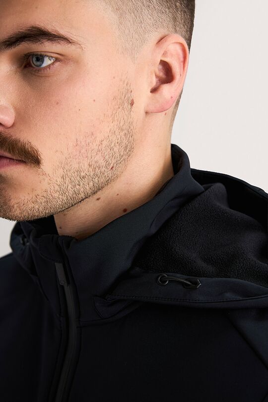 Softshell medžiagos striukė 4 | JUODA | Audimas