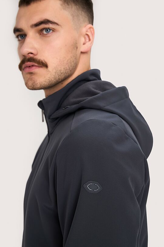 Softshell medžiagos striukė 5 | TAMSIAI PILKA | Audimas