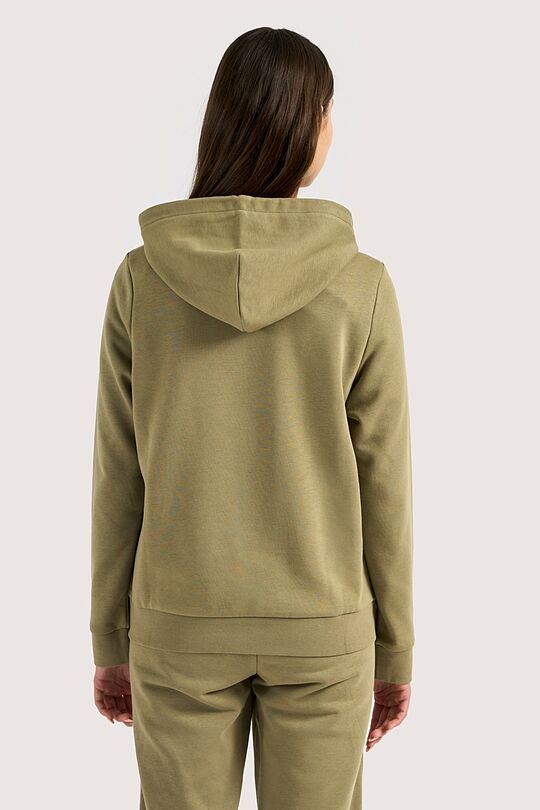 Atsegamas medvilninis džemperis 2 | ŽALIA | Audimas