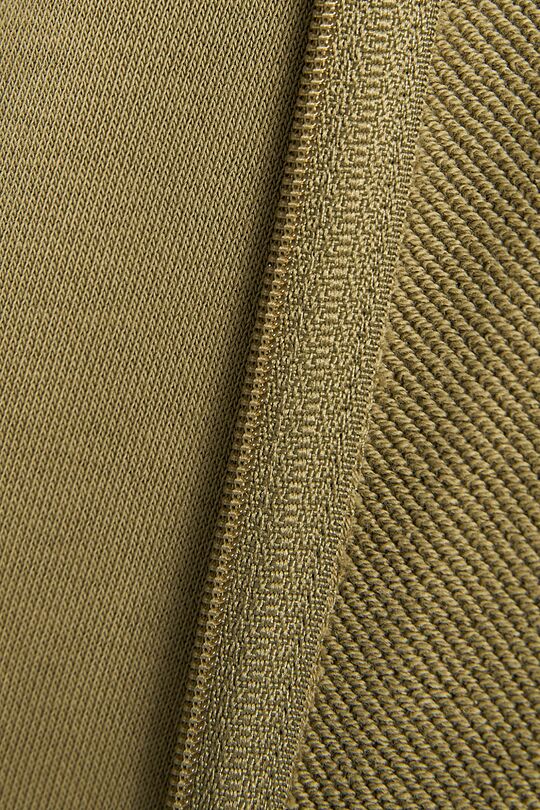 Atsegamas medvilninis džemperis 5 | ŽALIA | Audimas