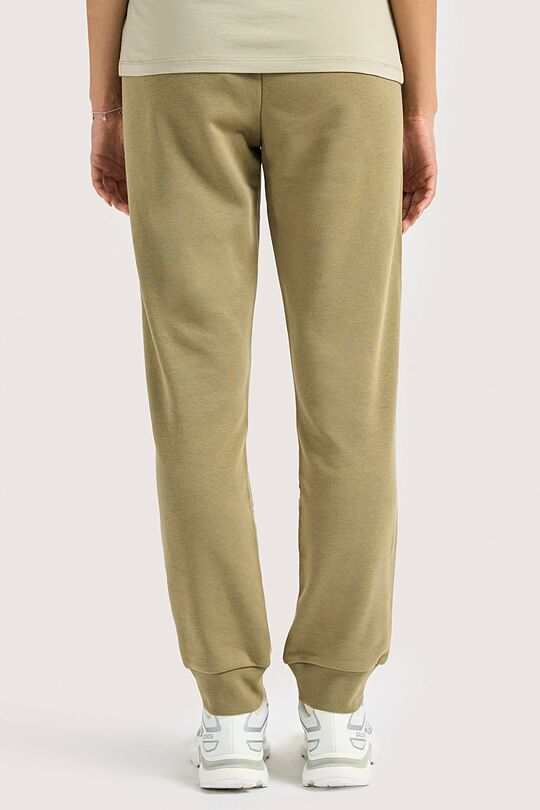 Medvilninės siaurėjančios kelnės 5 | ŽALIA | Audimas