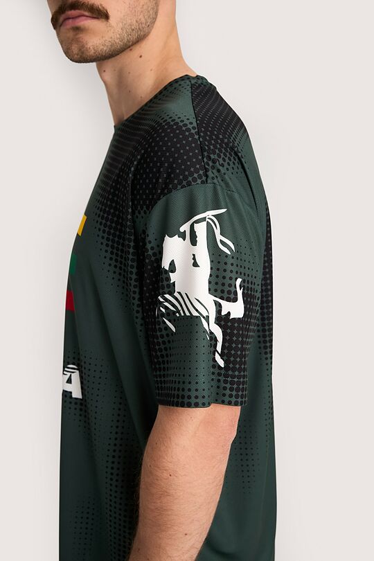 Nacionalinės kolekcijos marginti marškinėliai 9 | ŽALIA | Audimas