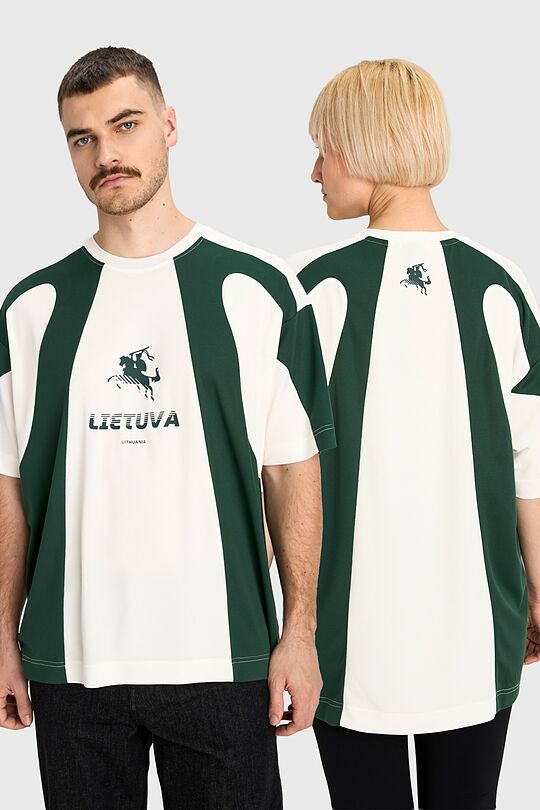 Nacionalinės kolekcijos padidinti marškinėliai 1 | BALTA | Audimas