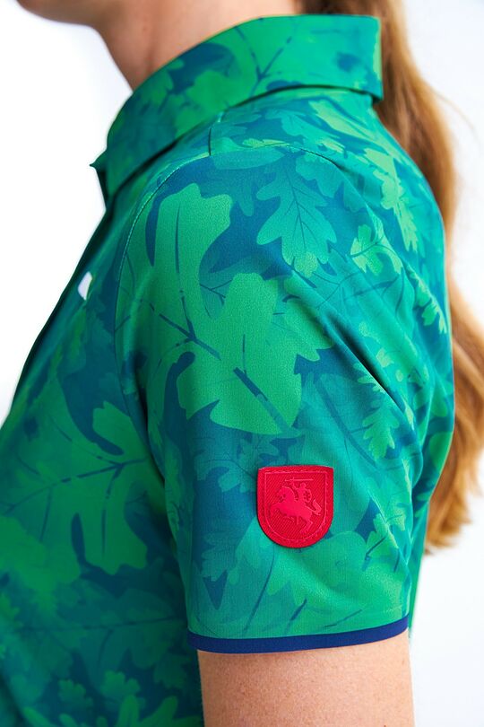 Polo Marškinėliai Ąžuolas 4 | ŽALIA | Audimas