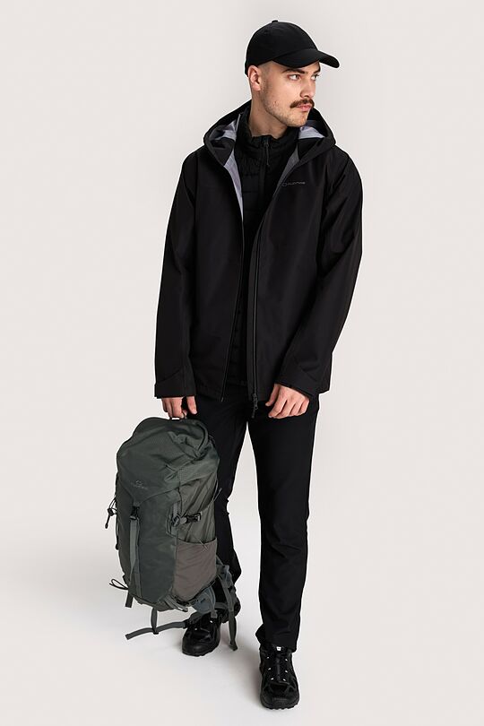 Striukė nuo vėjo ir lietaus 7 | JUODA | Audimas