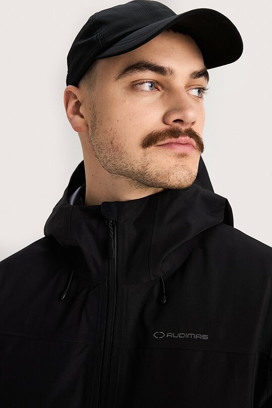 Striukė nuo vėjo ir lietaus 4 | JUODA | Audimas