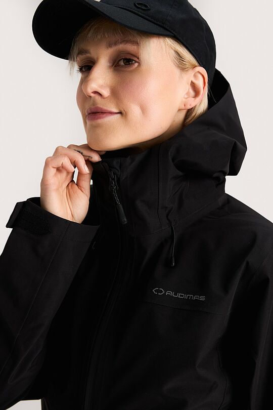 Striukė nuo vėjo ir lietaus 4 | JUODA | Audimas