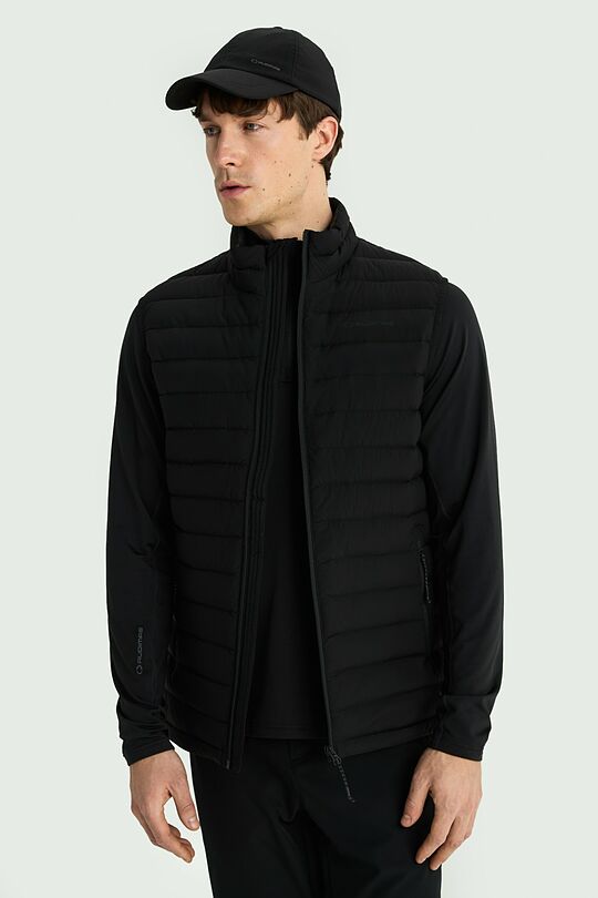 Lengva pūkinė liemenė 1 | JUODA | Audimas