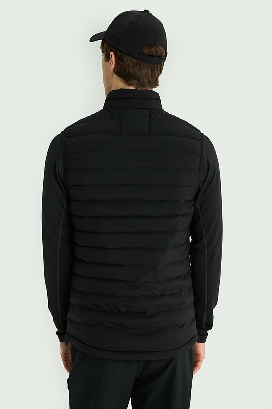 Lengva pūkinė liemenė 3 | JUODA | Audimas