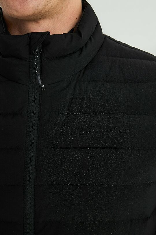 Lengva pūkinė liemenė 6 | JUODA | Audimas