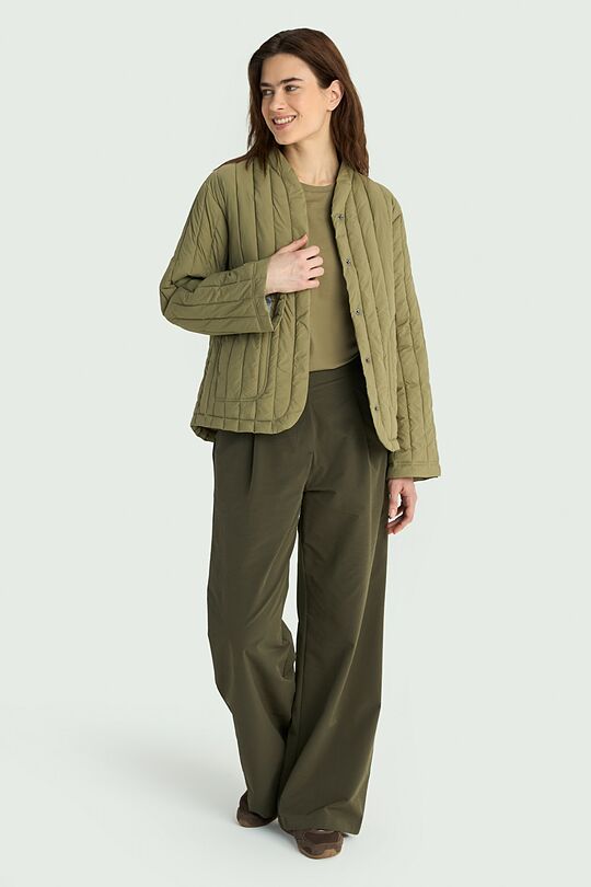 Lengva striukė su sintetiniu pašiltinimu 1 | ŽALIA | Audimas