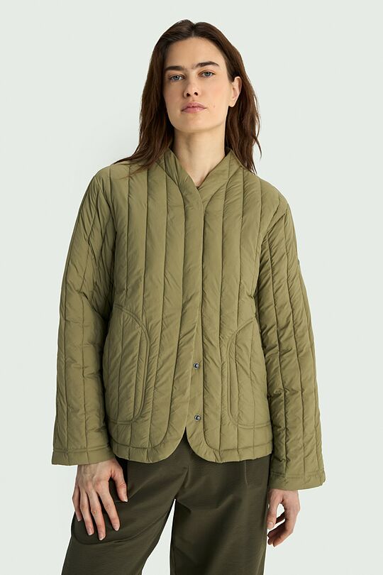 Lengva striukė su sintetiniu pašiltinimu 2 | ŽALIA | Audimas