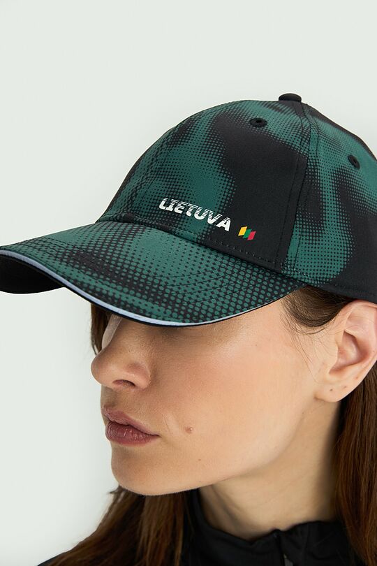 Nacionalinės kolekcijos kepurė su snapeliu 4 | ŽALIA | Audimas