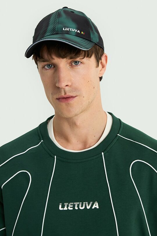 Nacionalinės kolekcijos kepurė su snapeliu 1 | ŽALIA | Audimas