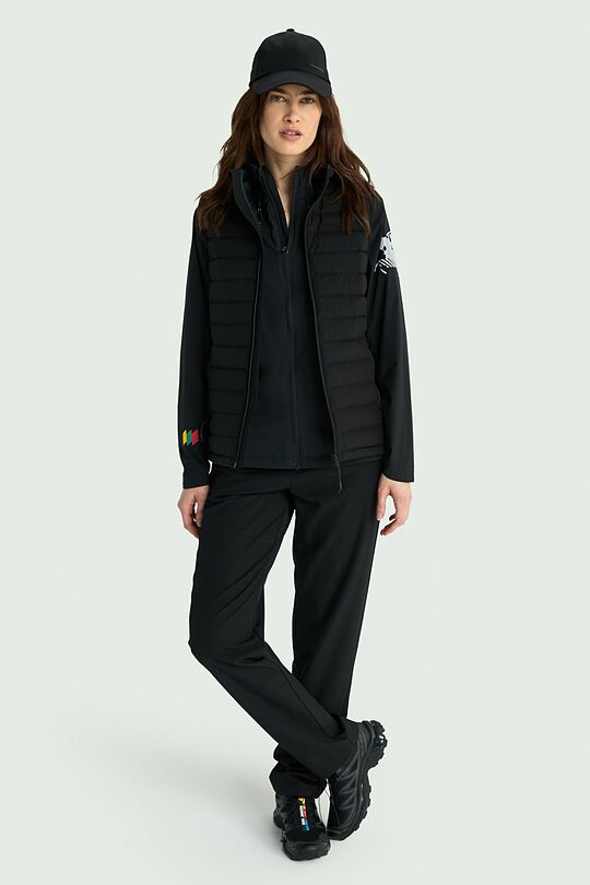 Lengva pūkinė liemenė 1 | JUODA | Audimas