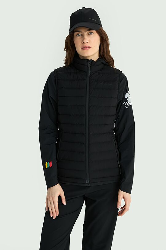 Lengva pūkinė liemenė 3 | JUODA | Audimas