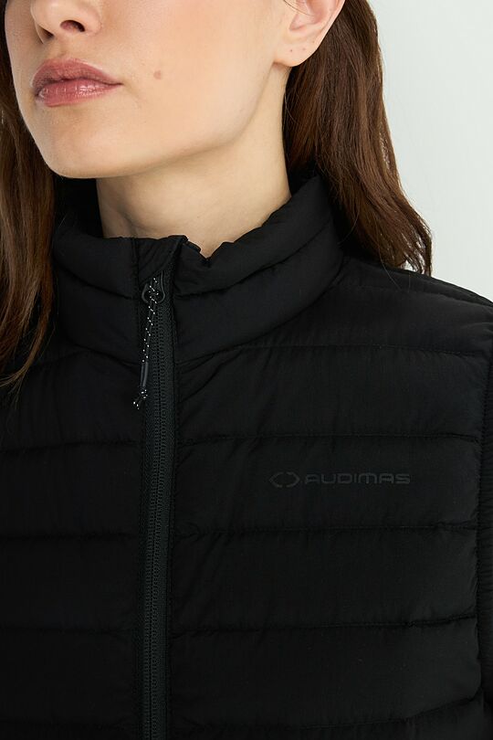 Lengva pūkinė liemenė 5 | JUODA | Audimas