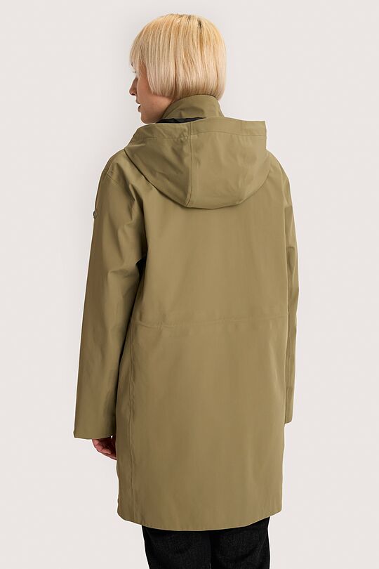 Nuo lietaus apsaugantis paltas su membrana 3 | ŽALIA | Audimas