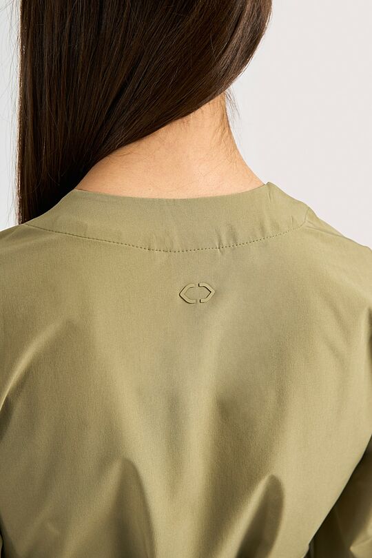 Susiaučiama audinio suknelė 3 | ŽALIA | Audimas