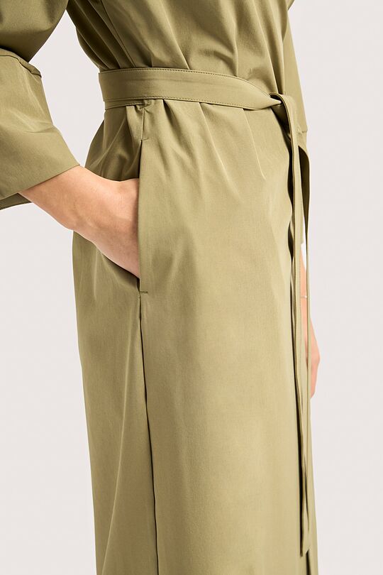 Susiaučiama audinio suknelė 4 | ŽALIA | Audimas