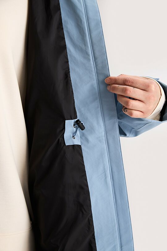 Nuo lietaus apsaugantis paltas su membrana 8 | MĖLYNA | Audimas