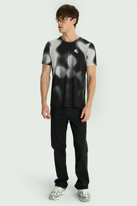 Nacionalinės kolekcijos marginti marškinėliai 4 | JUODA | Audimas