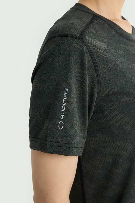 Sintetiniai žakardiniai marškinėliai 4 | JUODA | Audimas