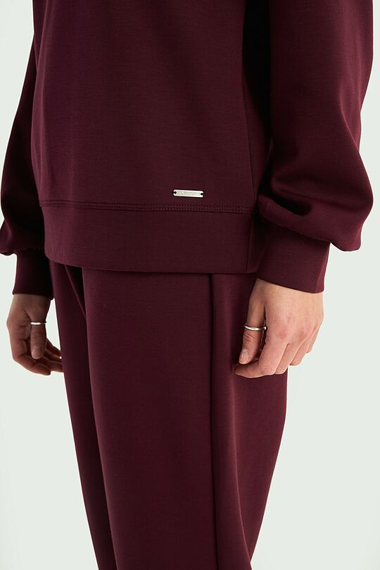 Džemperis su lajocelio pluoštu 3 | VIOLETINĖ | Audimas