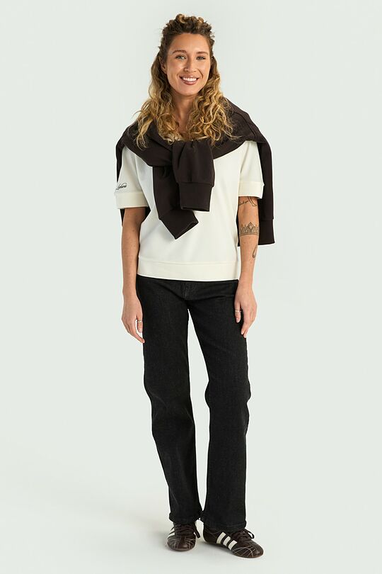 Tiesaus kirpimo džinsai 1 | JUODA | Audimas