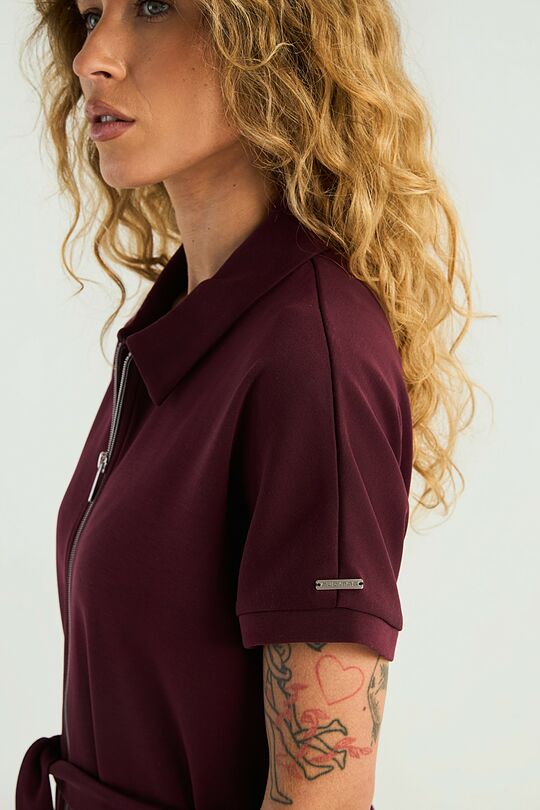 Suknelė su lajocelio pluoštu 5 | VIOLETINĖ | Audimas